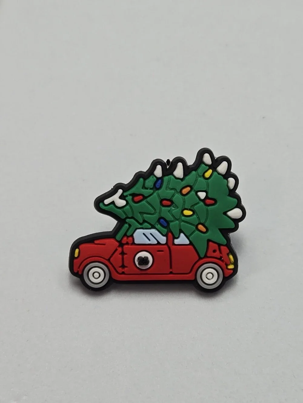 Christmas Vacation Tree Car Croc Shoe Charm Red Holiday Road Trip Jibbitz Style